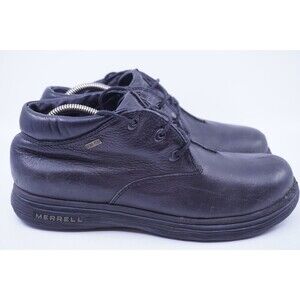 Merrell Topo Storm Boots Mens Size 10 Mid Black Gore-Tex Hiking Outdoor Lace